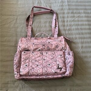 lug Soprano Pink Floral Quilted Tote